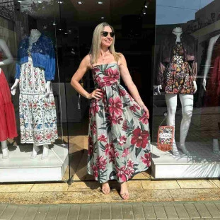 VESTIDO MIDI LINEIA