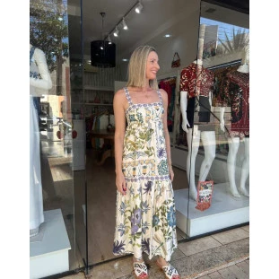 VESTIDO LONGO JARDIM ENCANTADO