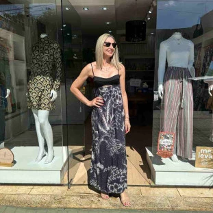 VESTIDO LONGO FARM ALCA CEU DE FLOR