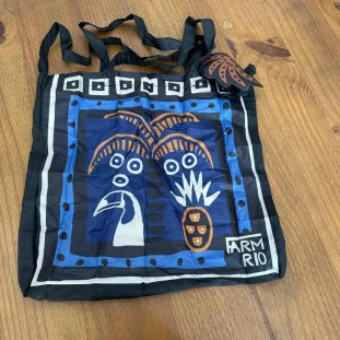 BOLSINHA FARM ME LEVA GRAFICO TROPICAL