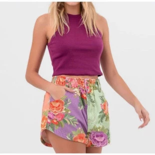 REGATA CROPPED RIB ROXO