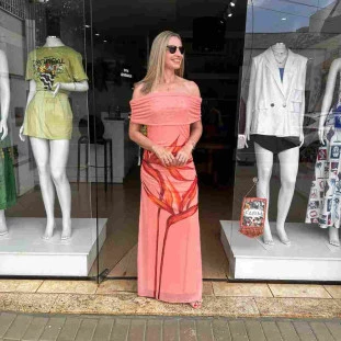 VESTIDO TULE MAXI ESTRELICIA