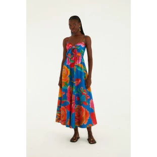 VESTIDO MARIAS ROSAS PINTADAS