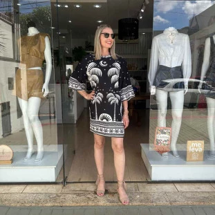 VESTIDO TSHIRT  FARM BIG COQUEIRAL