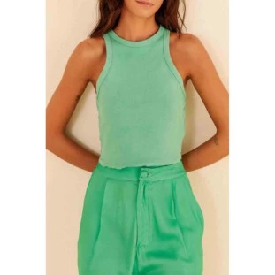 REGATA CROPPED RIB VERDE PILAR