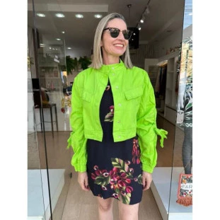 JAQUETA SARJA VERDE TINKERBEL