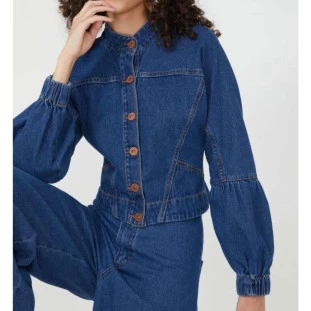 JAQUETA JEANS RECORTES