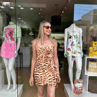 VESTIDO CURTO ESPADA DE SAO JORGE