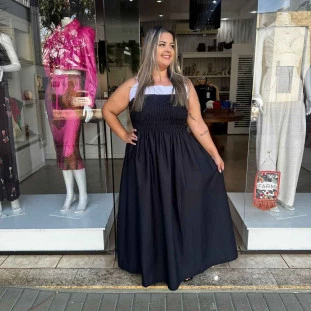 VESTIDO BICOLOR LASTEX