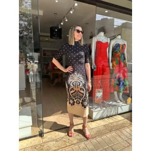 VESTIDO MIDI ESPLENDOR TROPICAL