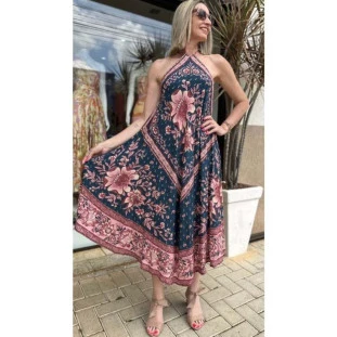 VESTIDO CROPPED JARDIM DO BOHO