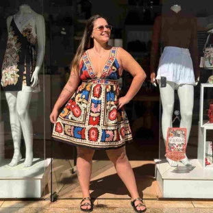 VESTIDO CURTO ANTUERPIA LENCO