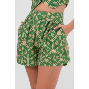 SHORTS ALFAIATARIA COQUEIRINHO GRAFICO