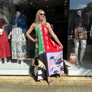 VESTIDO FRENTE UNICA LENCO BRASIL