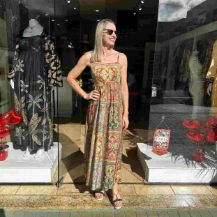 VESTIDO CROPPED NAIPE ANIMAL