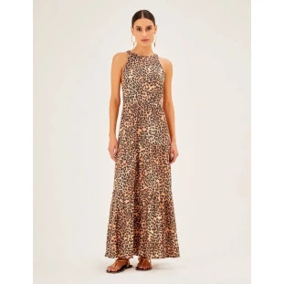 VESTIDO MIDI ESTAMPA MOURISCO