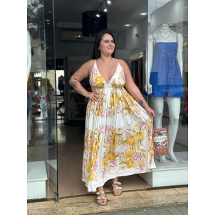 VESTIDO CROPPED FLOR DO CAMPO