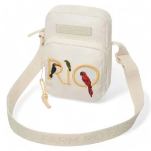 BOLSA DA GEMA FARM RIO OFF WHITE