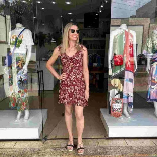 VESTIDO CURTO HARAS E