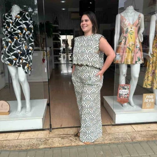 BLUSA CROPPED FARM  BRILHO DE ABACAXI