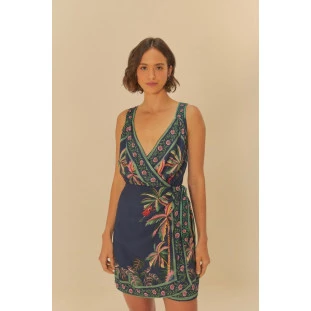 VESTIDO CURTO ENCANTO DA NATUREZA FARM 