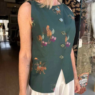 BLUSA COLETE FLORESTINHA