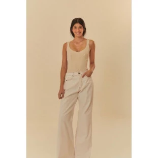 CALCA SARJA RECORTE OFF